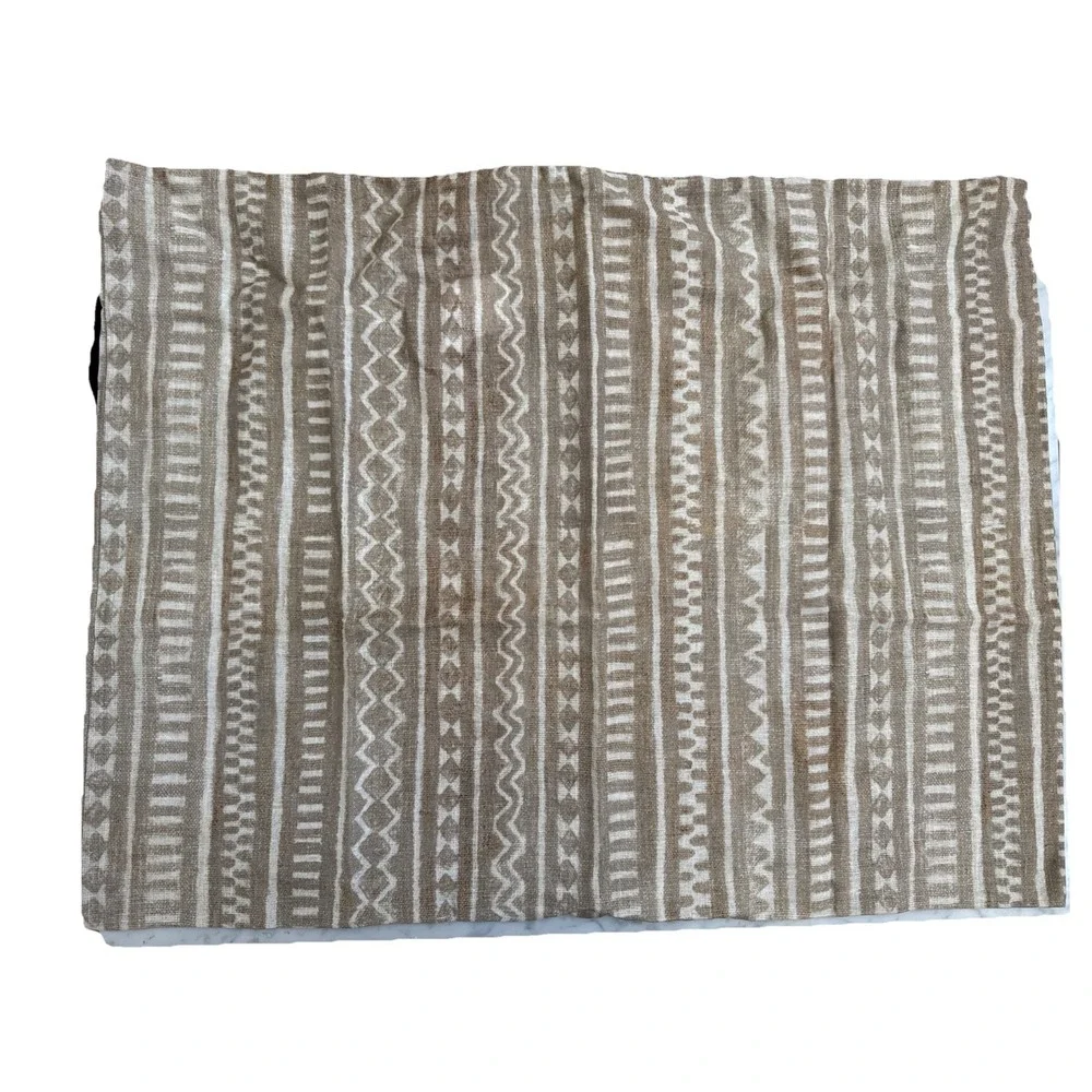Pottery Barn‎ Shorewood Printed Mud Cloth Sham Standard Photo Sample